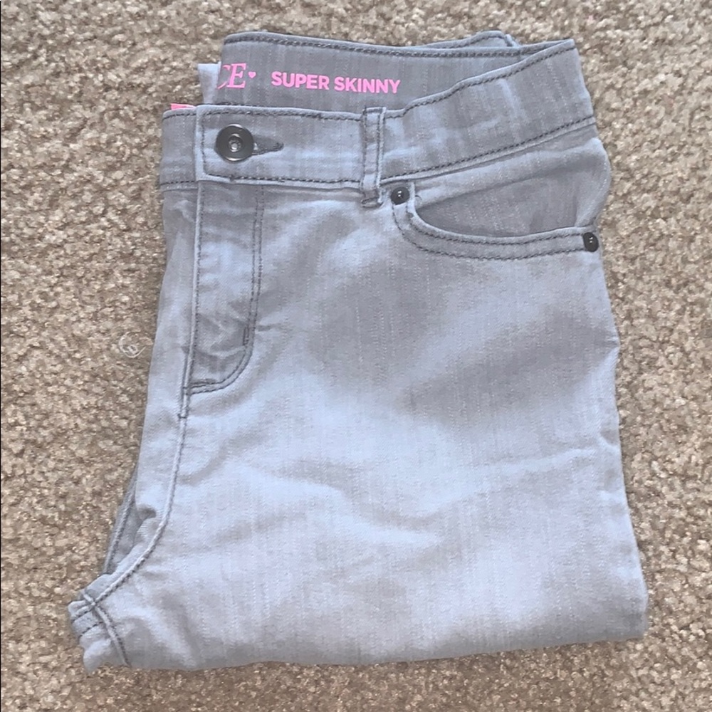 Grey Super Skinny Jeans